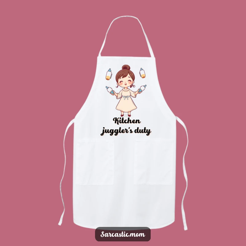 Funny Mom Apron: Kitchen Humor for Juggling Parents and Chefs