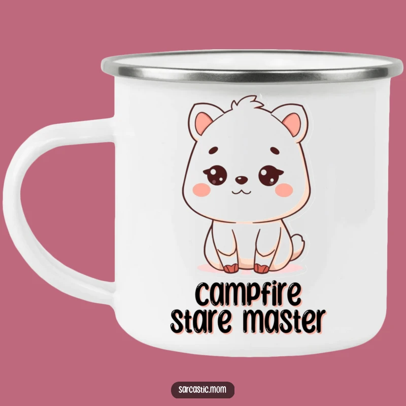 Funny Kawaii Mother Animal Camping Mug: Deadpan Stare - Outdoor Humor Gift