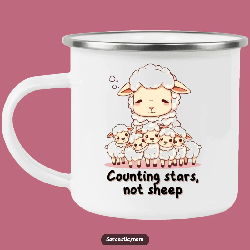 Funny Sheep Mom Camping Mug: Coffee for the Shepherdess!