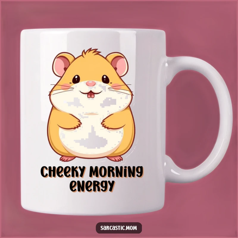 Funny Hamster Mom Mug: Tiny Chin Wag Mama Gift for Her