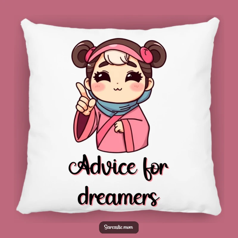 Funny Advice Mom Pillow: Cozy Comfort and a Funny Gift for Mothers