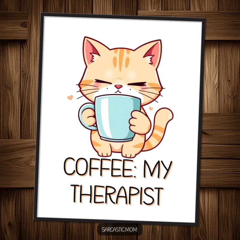 Funny cat mom rolling eyes printable art, perfect for instant humorous wall decor for any cat enthusiast.