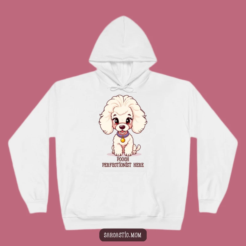 Funny Poodle Mom Hoodie - Cozy Judgment, Perfect Warm Gift for Dog Lovers