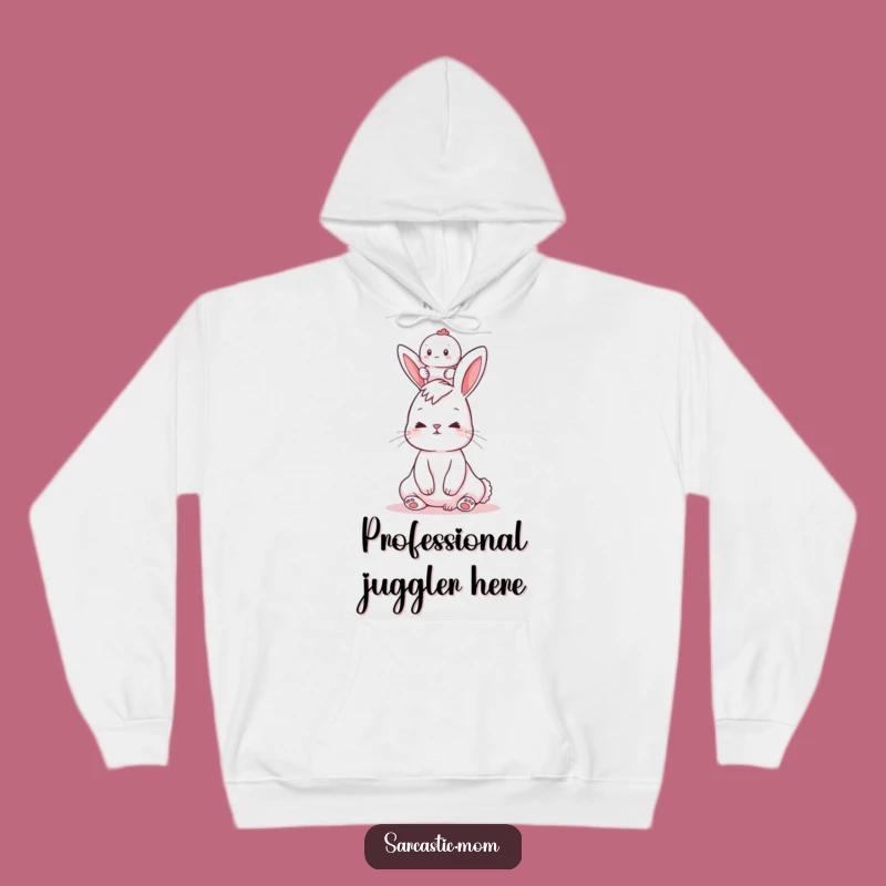 Funny Bunny Mom Hoodie - Cozy & Hilarious Mommy Sweatshirt