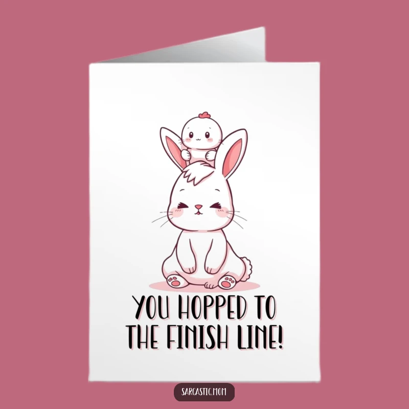 Free Printable Bunny Mom Congratulations Card for New Mom Gift