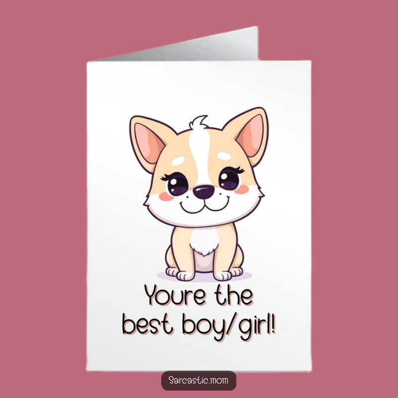 Free Printable Dog Mom Congrats Card - Knowing Smirk Funny Downloadable Gift