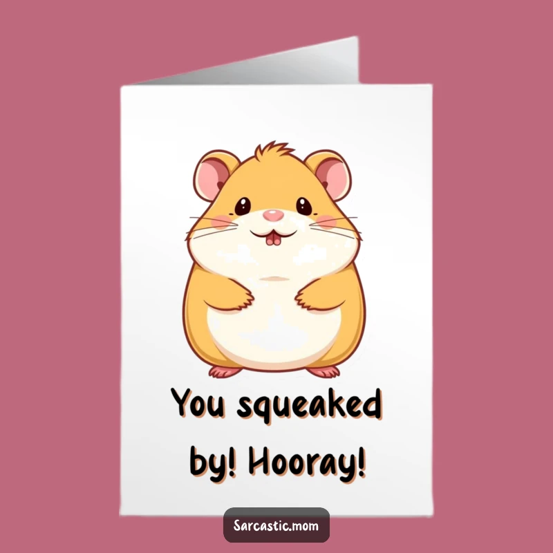 Sweet Hamster Mom Free Printable Congrats Card - Tiny Wag Downloadable Cheer