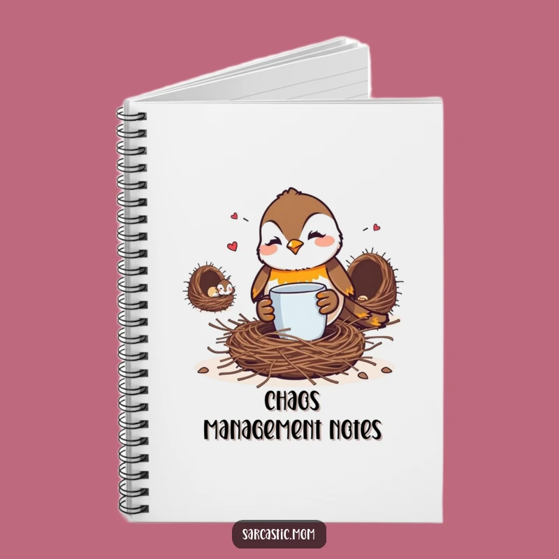Funny Robin Mom Notebook: Jot Down Your Parenting Thoughts!