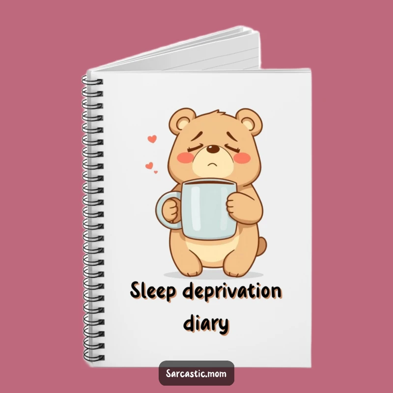 Funny Mama Bear Notebook: Jot Down Thoughts with Coffee-Fueled Mom Humor