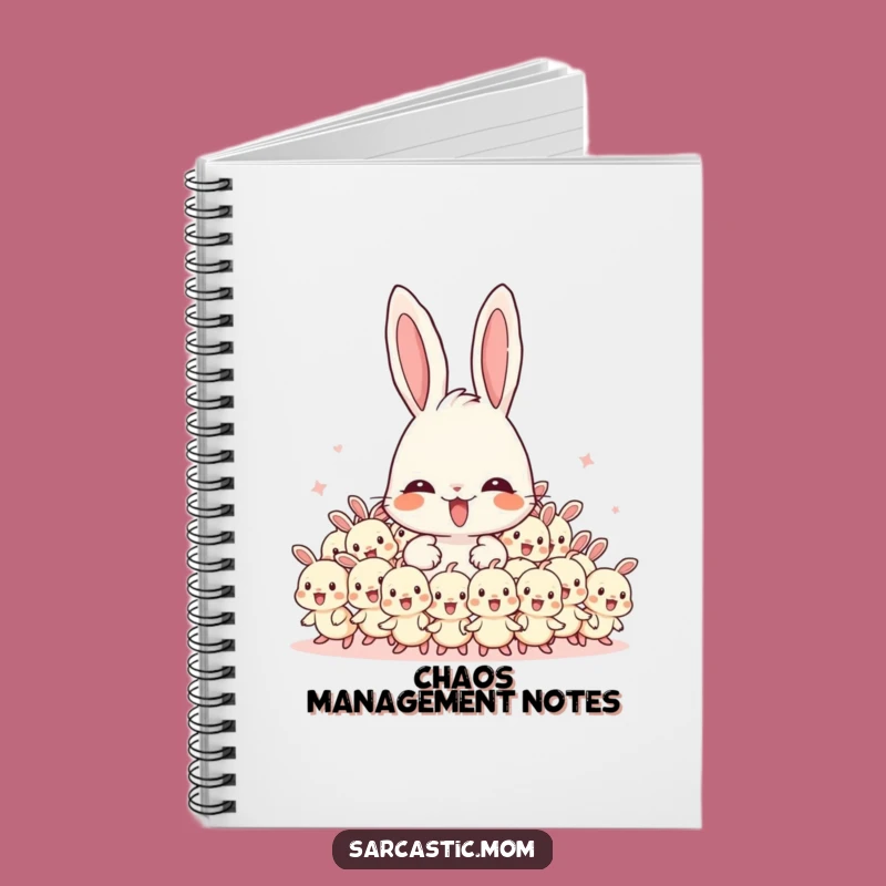 Funny Mama Bunny Notebook: Jot Down Thoughts with Overwhelmed Parent Charm