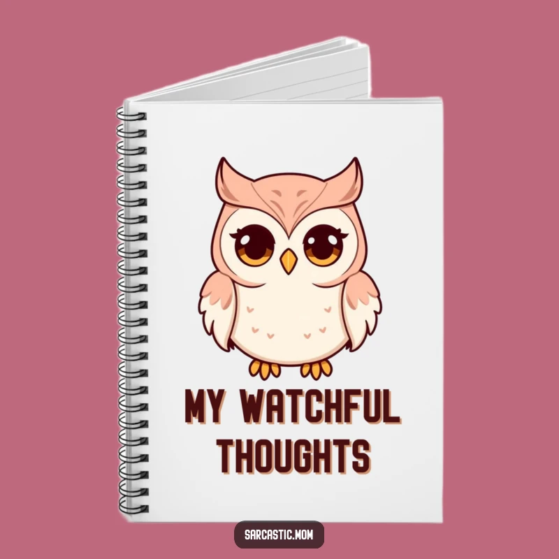 Funny Owl Mom Notebook: Wise Wide-Eyed Journal, Perfect Creative Humorous Gift