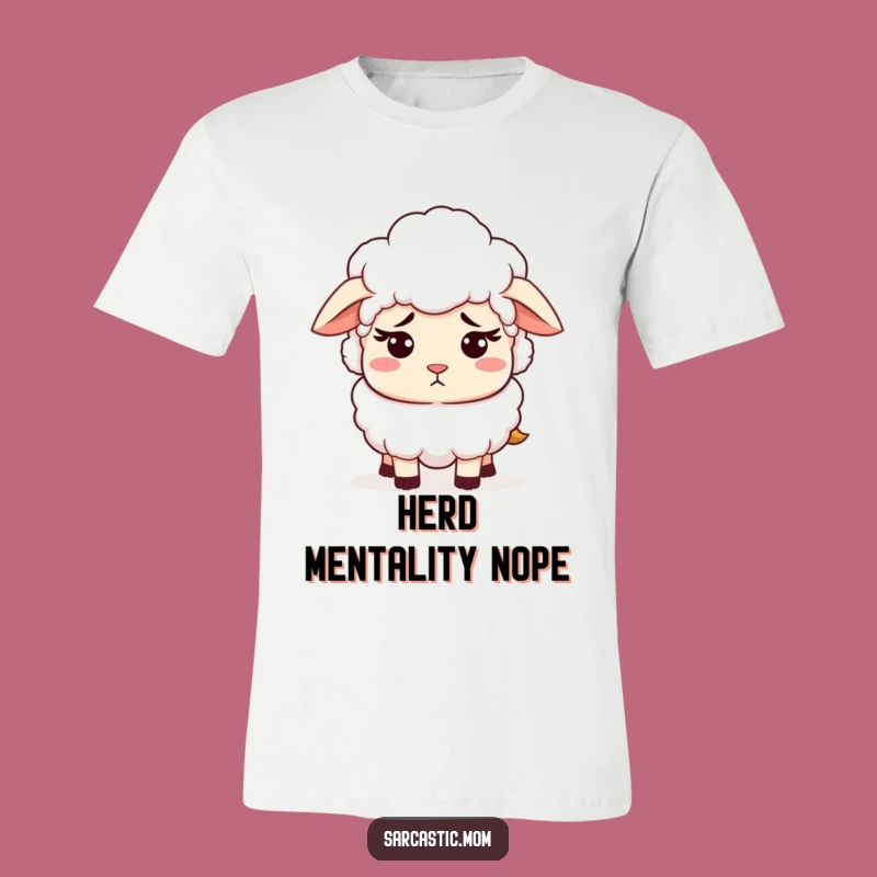 Funny Sheep Mom T-Shirt: Patient Exasperation, Hilarious Mother's Day Gift