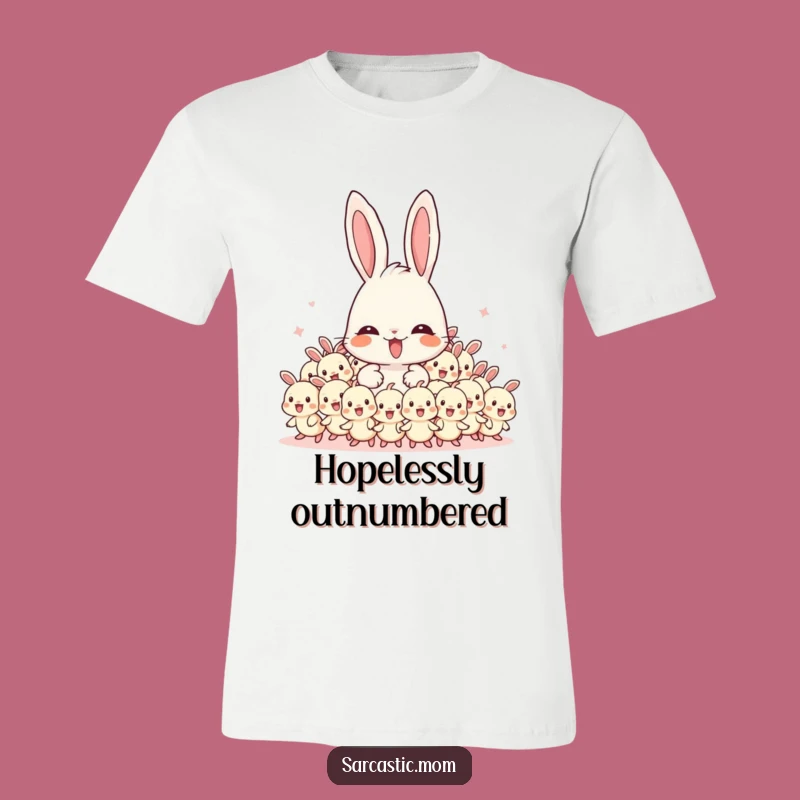 Funny Mama Bunny T-Shirt: Wear Your Parenting Hustle with Adorable Humor